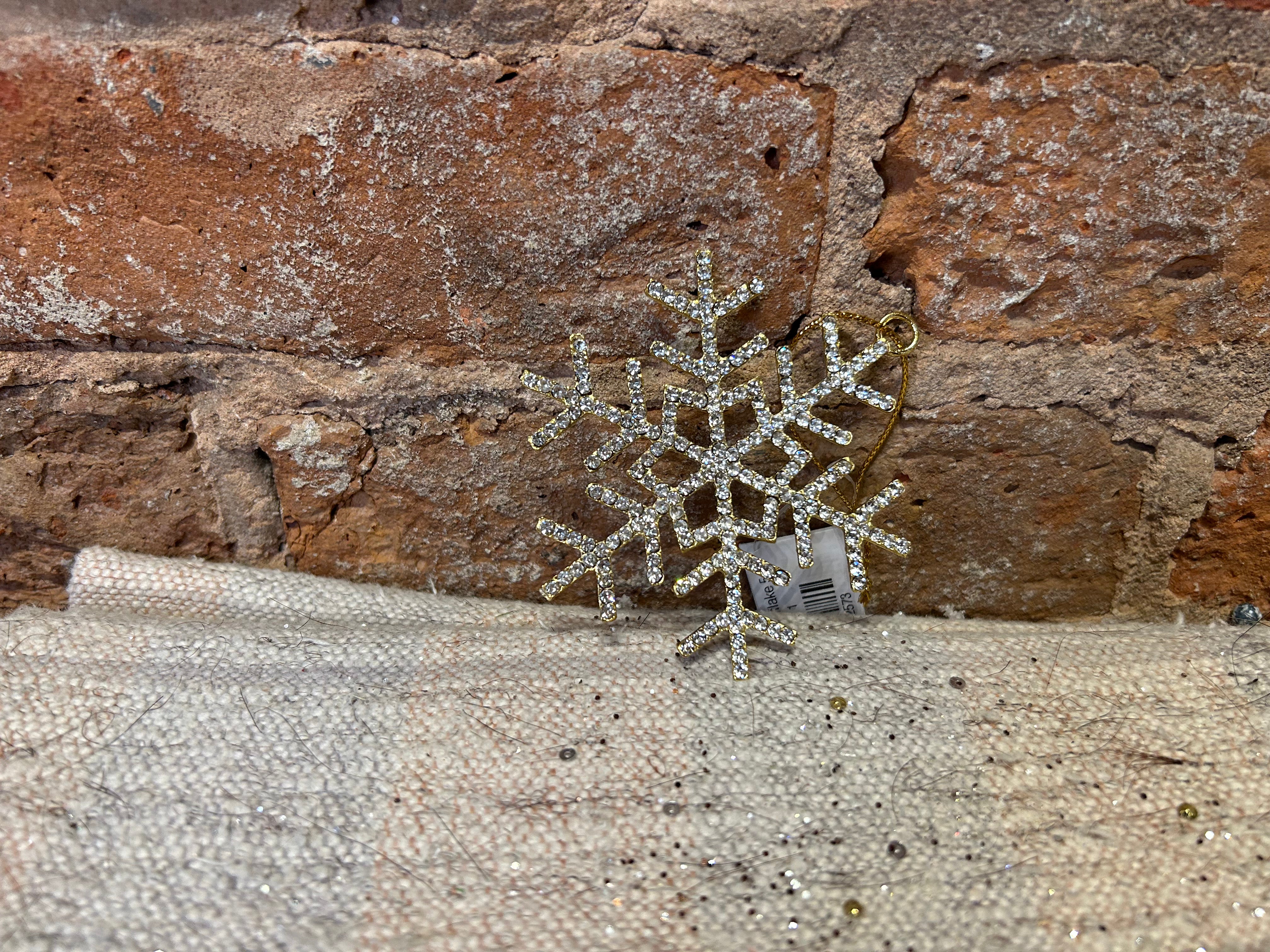 Gold Jewel Snowflake 5.5”