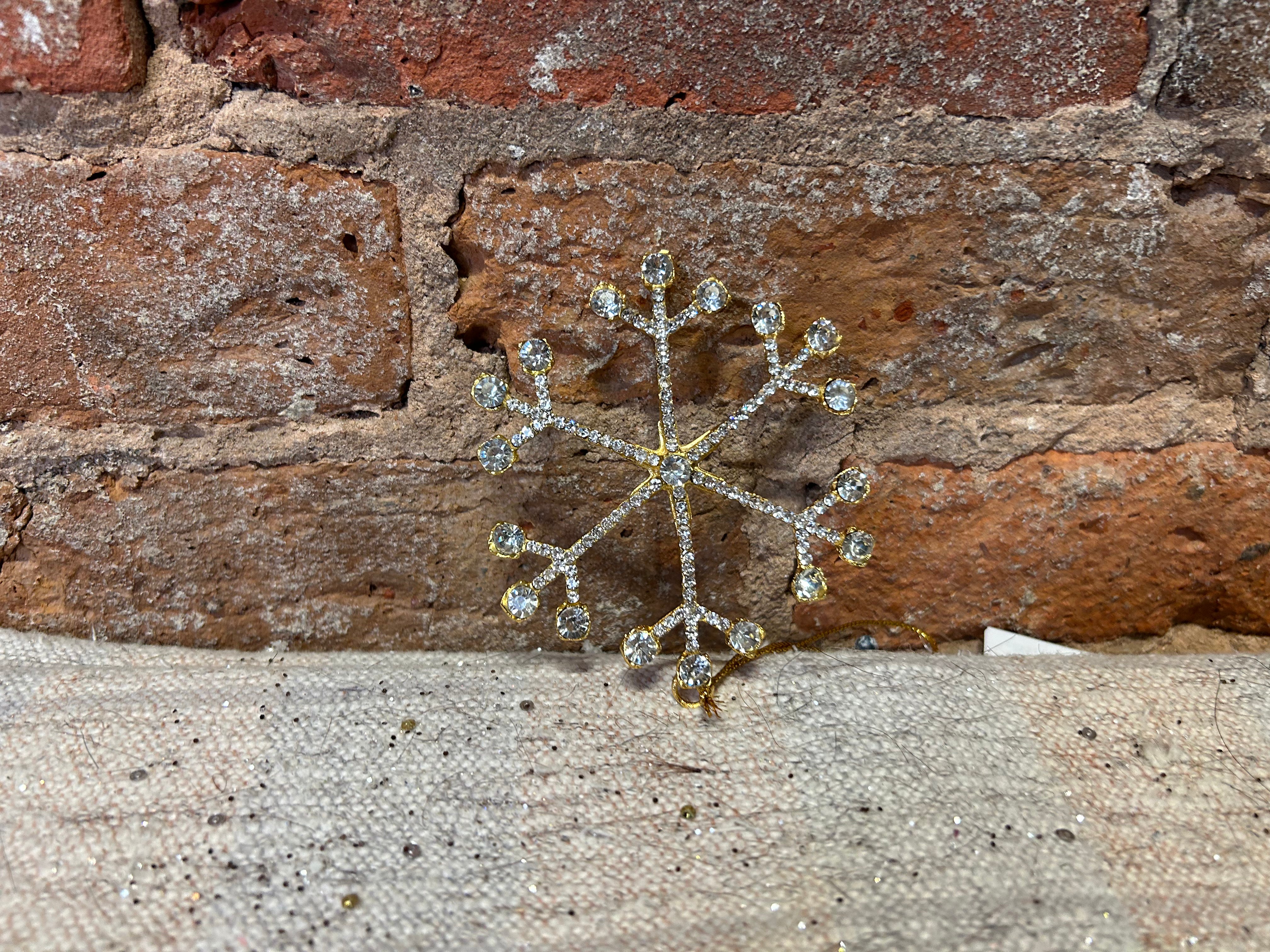 Gold Jewel Snowflake 5.5”