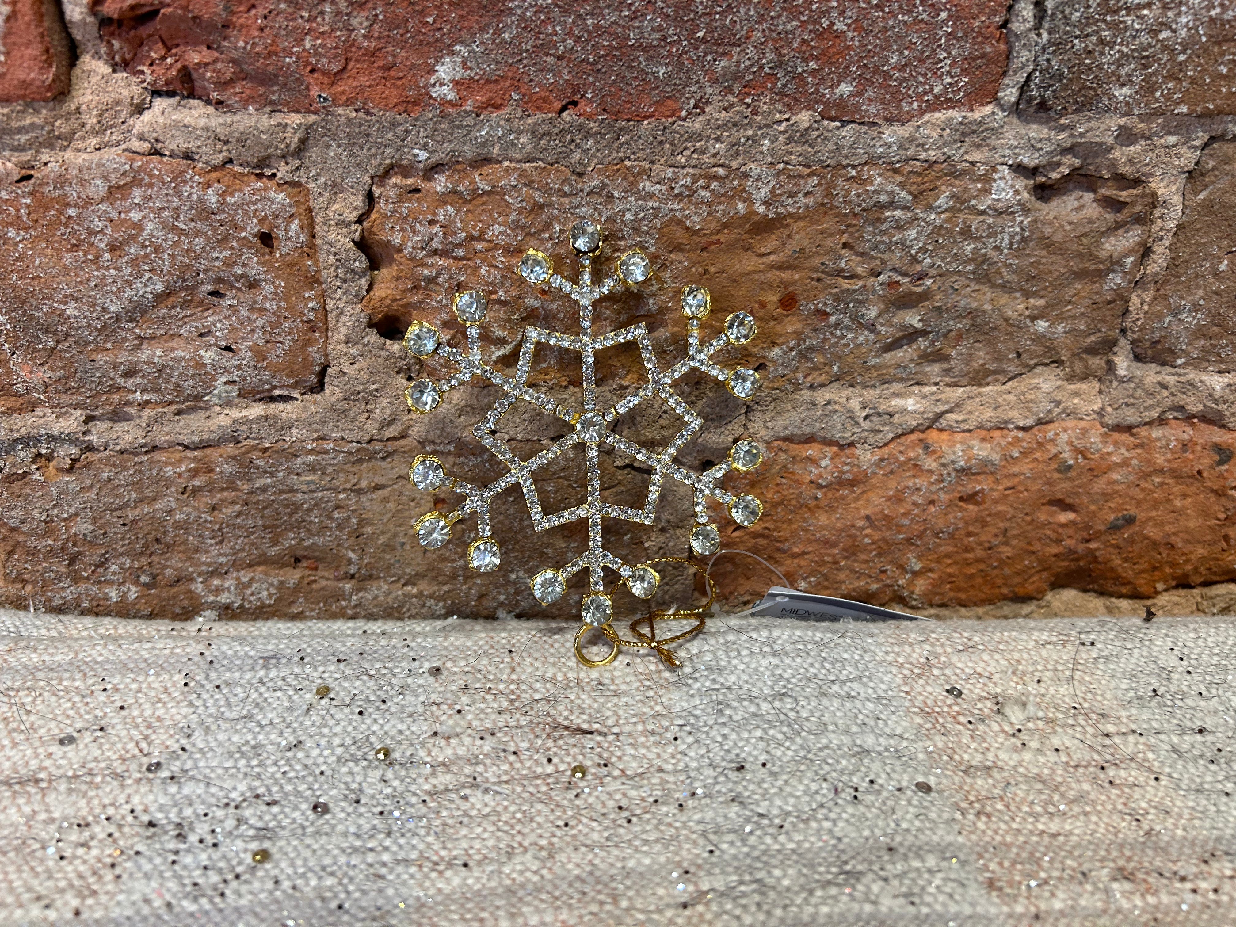 Gold Jewel Snowflake 5.5”