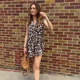 Leopard Print Romper