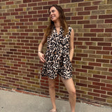 Leopard Print Romper