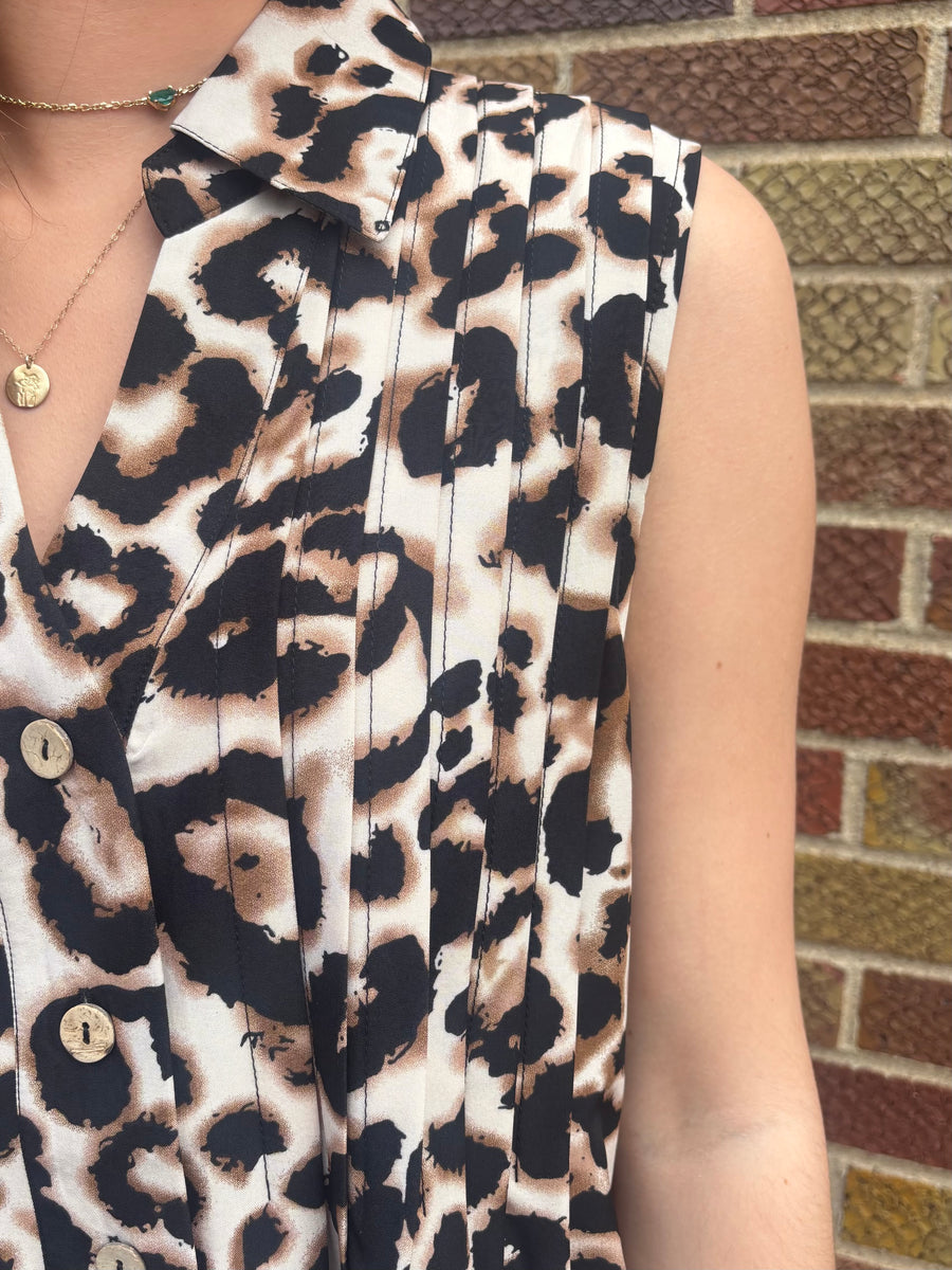 Leopard Print Romper