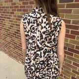 Leopard Print Romper