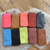 Chloe Solid Zip Around Wallet
