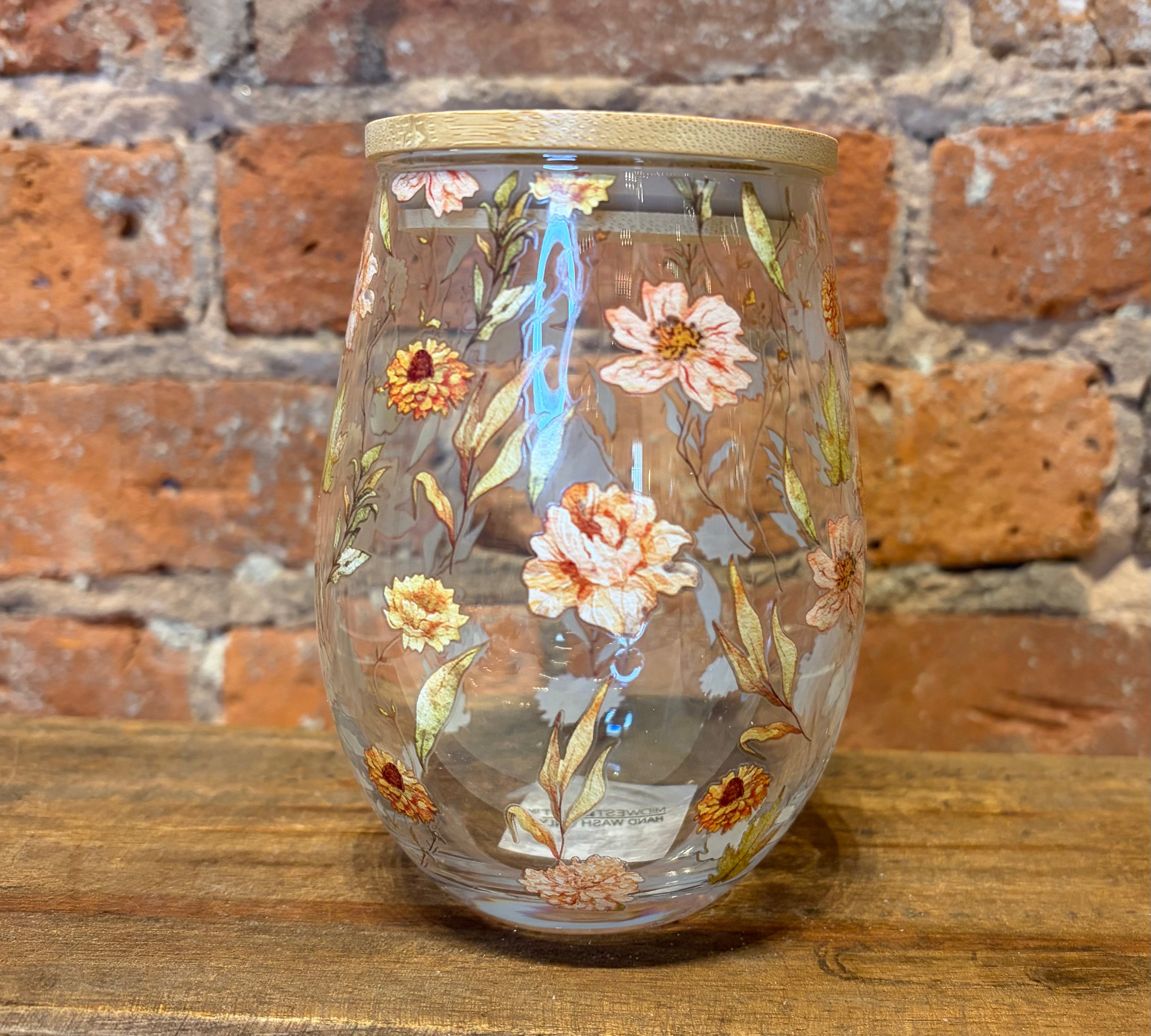 Bountiful Stemless Wine Glass 4.75”