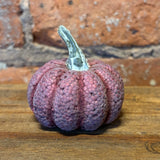 Mini Pink Rose Pumpkin 2”
