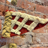 Wool/Felt Pie Slice Garland 72”