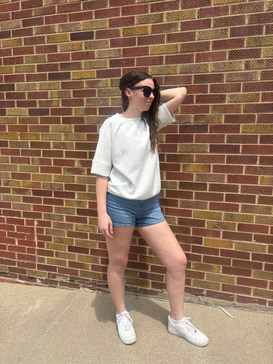 Modal Scuba Luxe Oversized Sleeve Top
