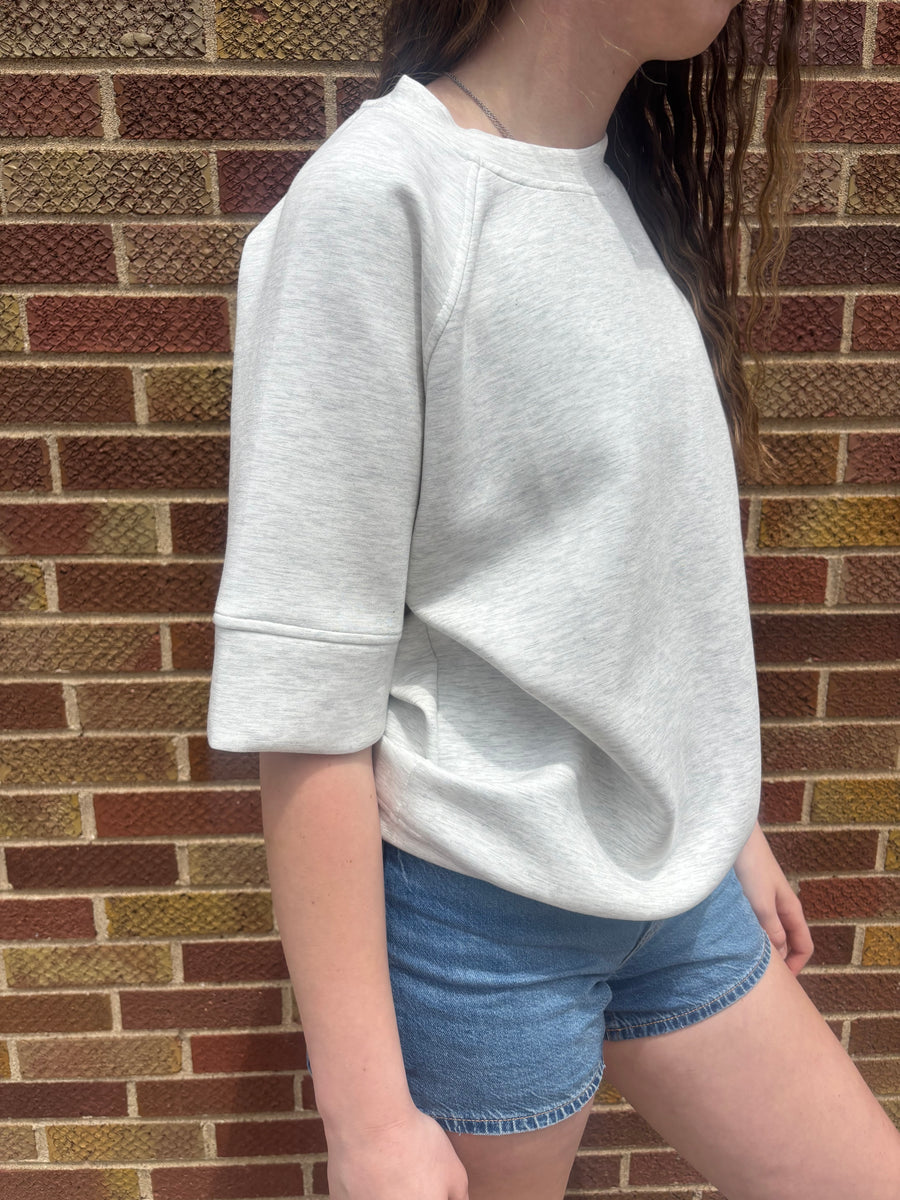 Modal Scuba Luxe Oversized Sleeve Top