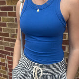 Round Neck Sleeveless Tank Top