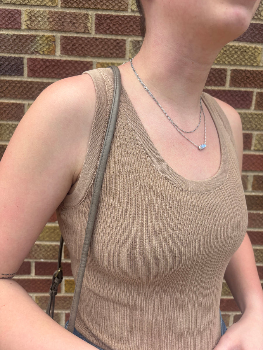 Textured Mocha Bodysuit