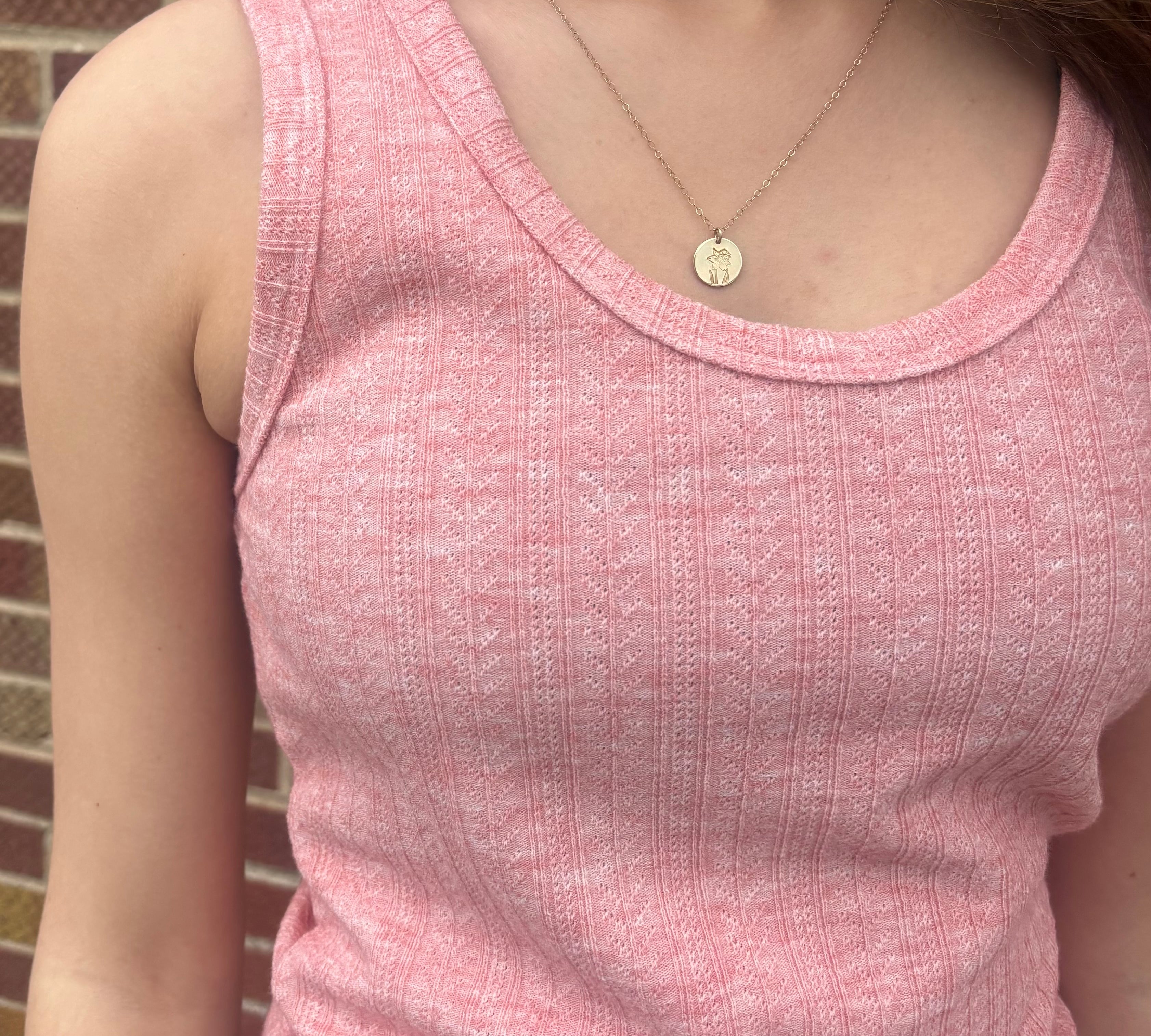 Solid U Neck Slim Tank Top