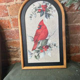 Botanical/Cardinal Arch Wall Decor 16.5”