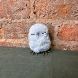 Winter Owl Orn w/ Feet 3.5”