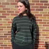 Modal Scuba Stripe Crewneck Top