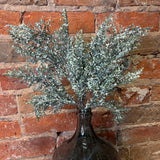 Silver Dusted White Bubble Cedar Pick 18"