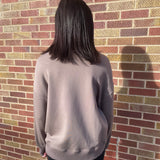 Modal Scuba Ribbed Mock Neck Pullover