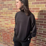 Modal Scuba Ribbed Mock Neck Pullover