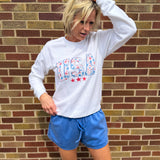Retro USA Stars & Stripes Sweatshirt
