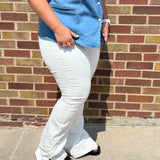 White Slim Bootcut Judy Blues
