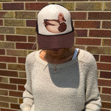 Patchwork Mallard Duck Trucker Hat