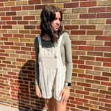 Floral Print Overalls