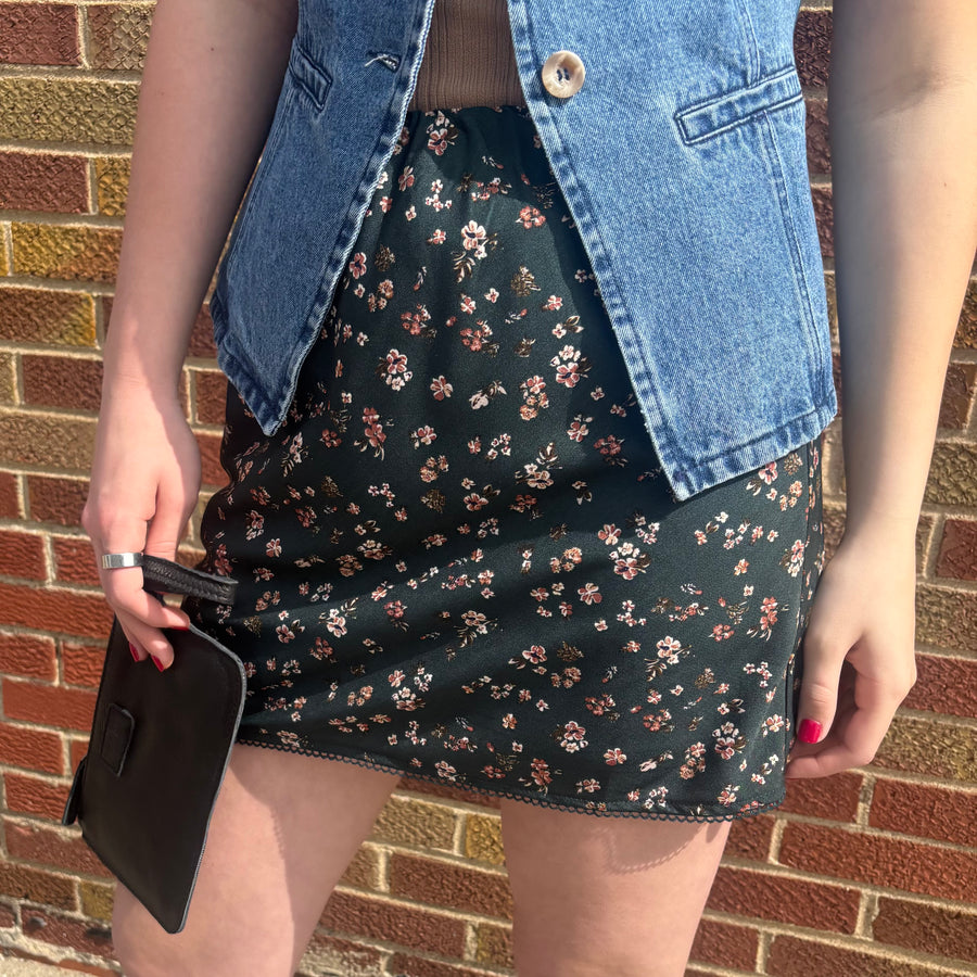 Long Button Down Denim Vest