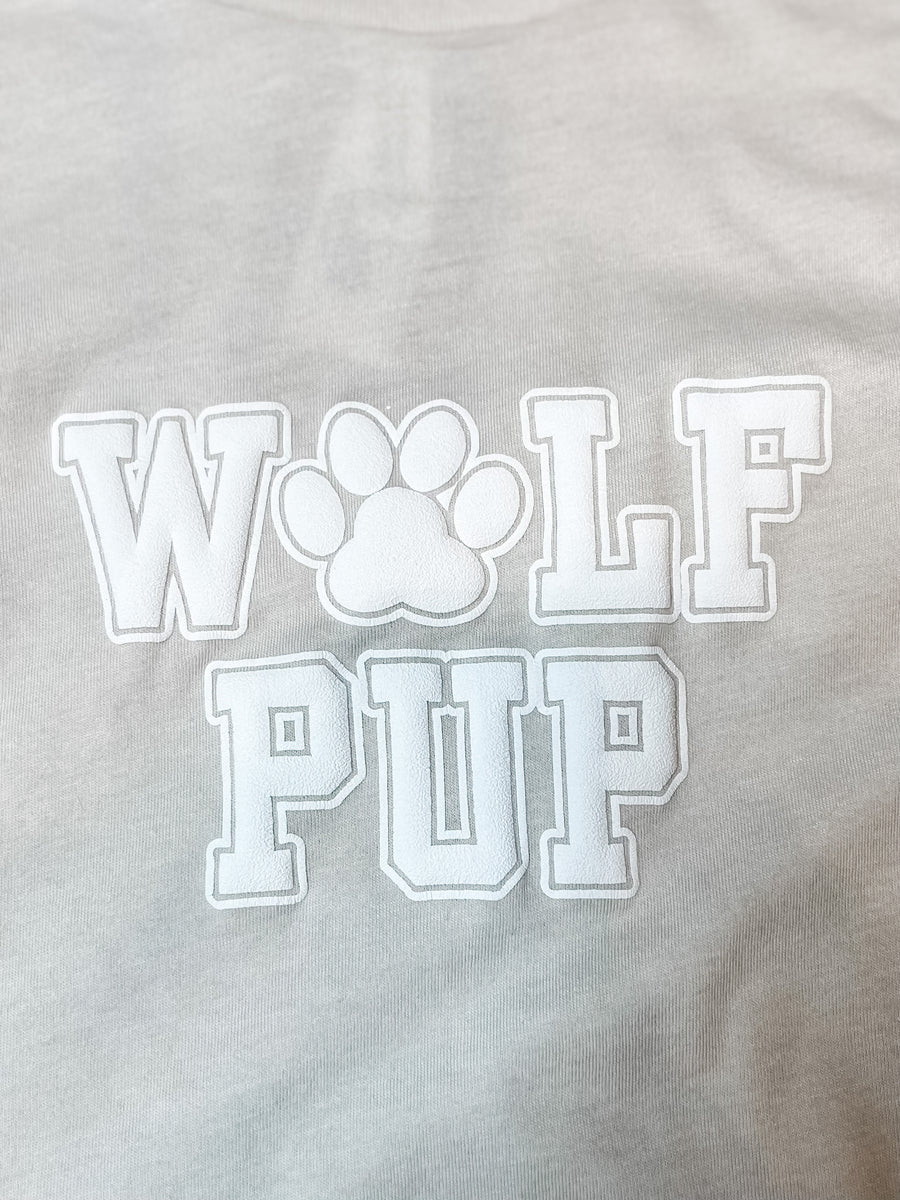 Toddler Wolves Pup Puff Print Tee