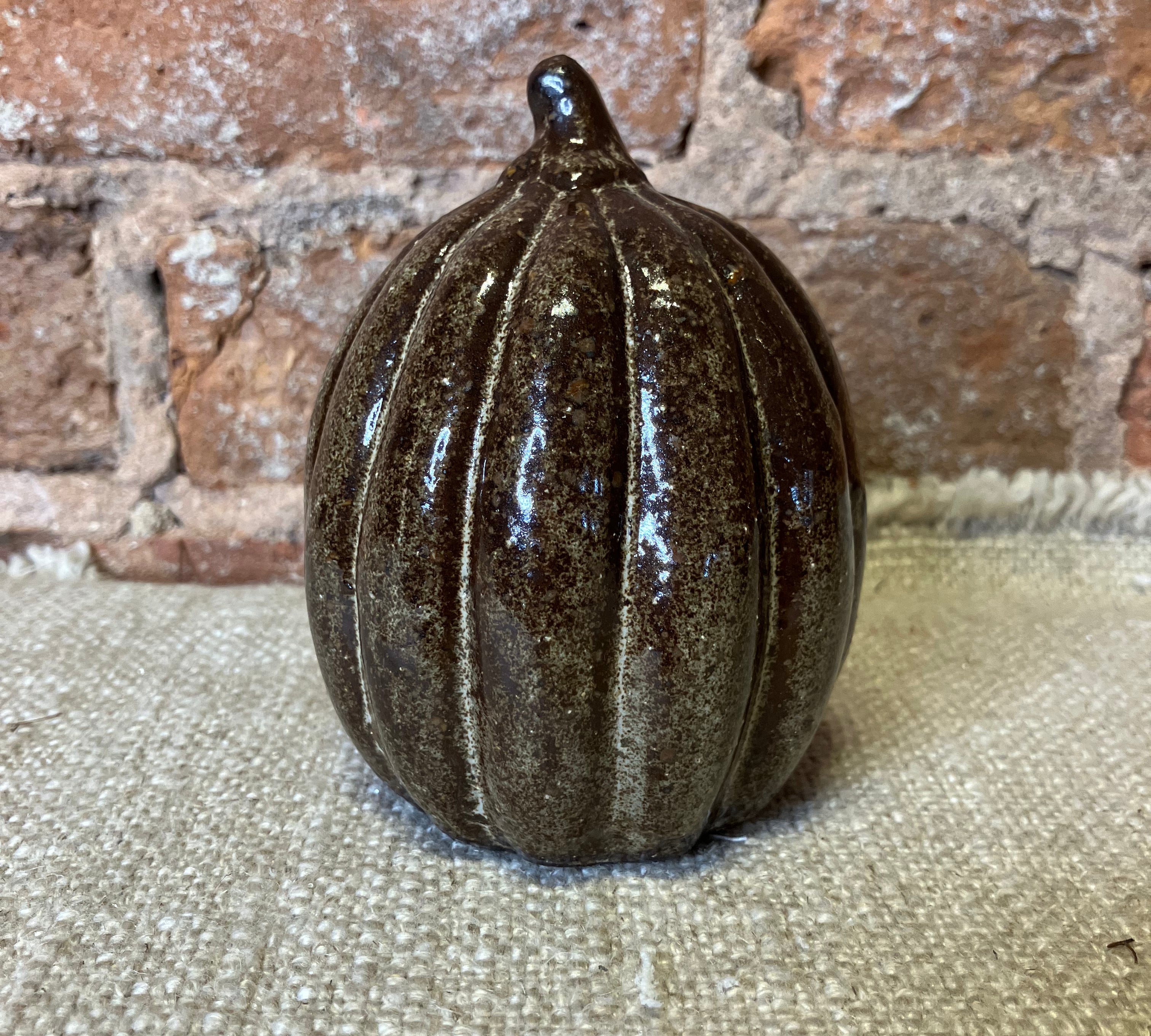Reactive Glaze Stoneware Pumpkin