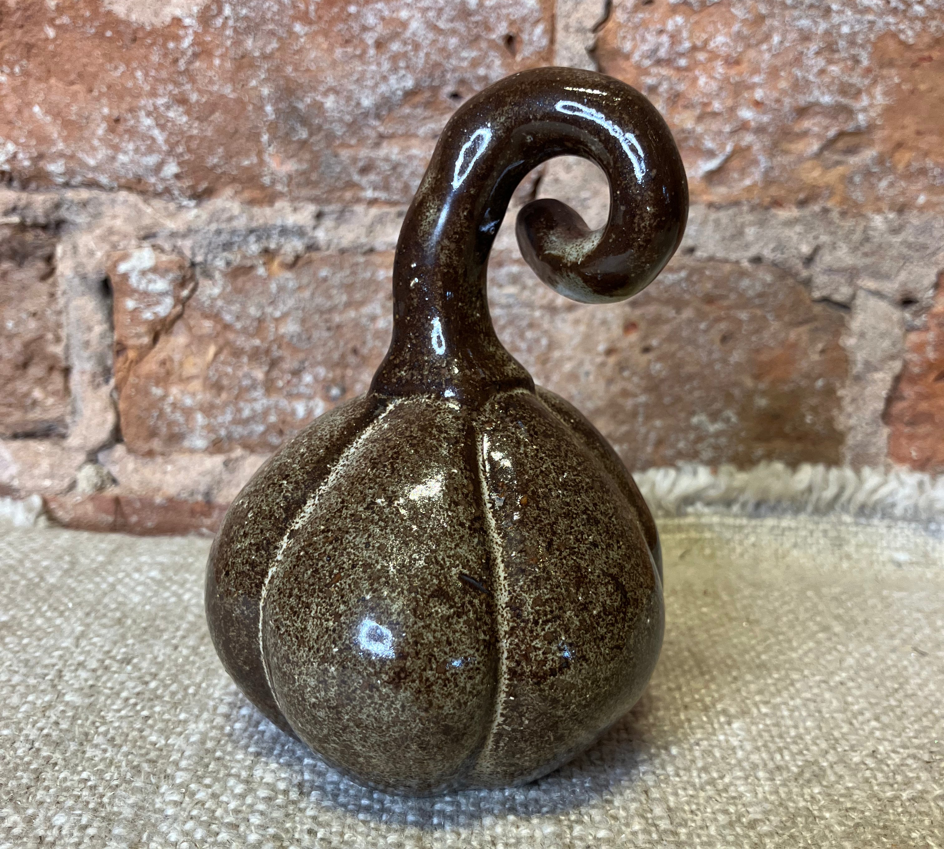 Reactive Glaze Stoneware Pumpkin