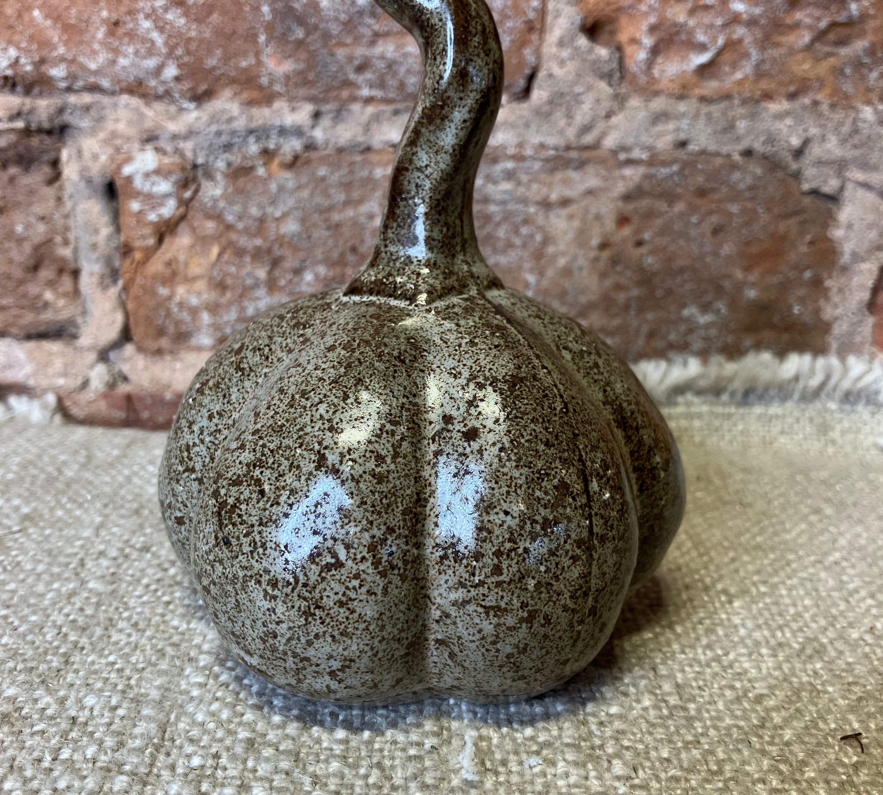 Reactive Glaze Stoneware Pumpkin