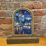 Arch Top 4th of July Framed Art 11x8.25"