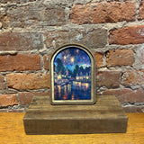 Arch Top 4th of July Framed Art 6x8"