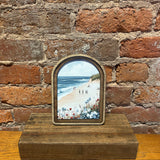 Arch Top Americana Beach Sign 6x8"