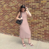 Striped Tank Midi Dress