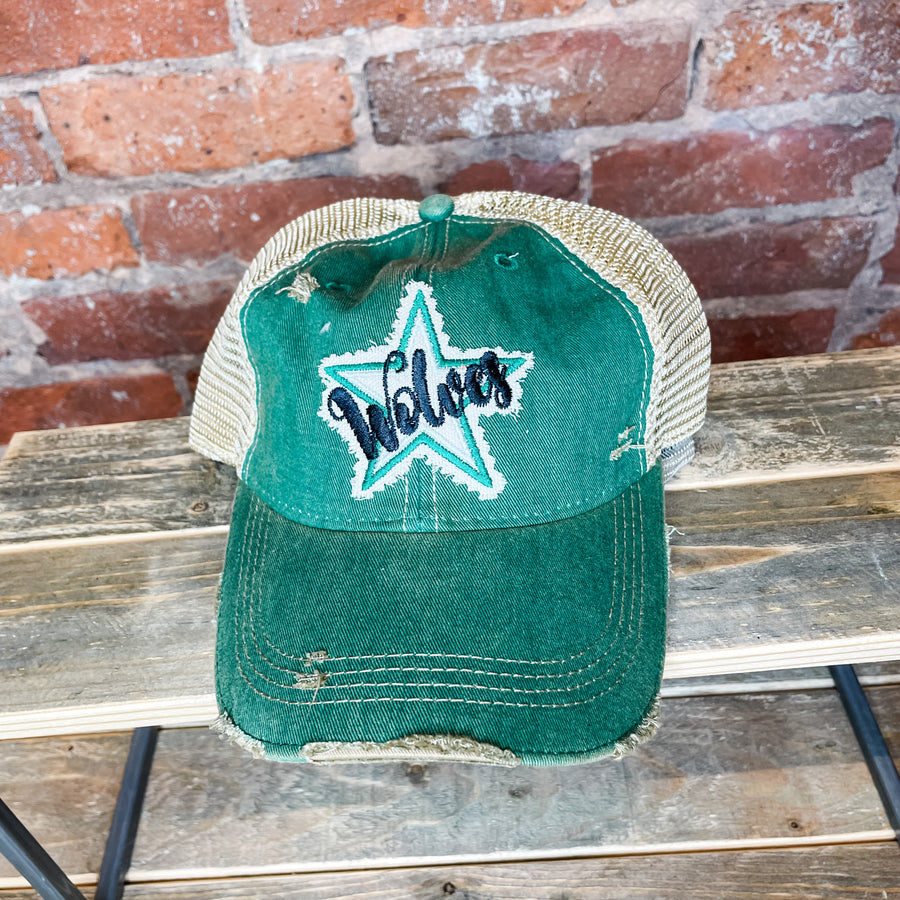 Distressed Star Wolves Cap