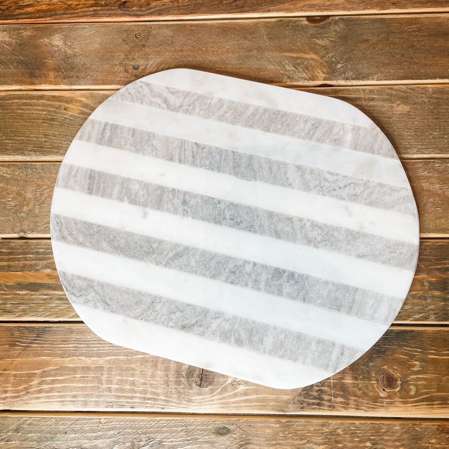 Striped Marble Cheese/Cutting Board