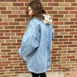 Boxy-Cut Denim Jacket