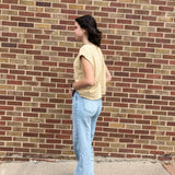 Mineral Washed Cropped Sleeveless Tank