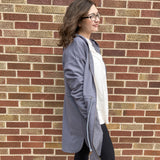 French Terry Hoodie Cardigan