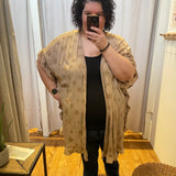 Plus Lightweight Floral Kimono