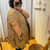 Plus Lightweight Floral Kimono