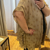 Plus Lightweight Floral Kimono