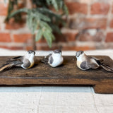 Clip On Brown Birds 4” Box of 3