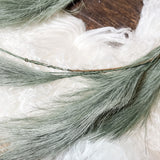 Sage Grass Plume Garland 72”