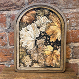 Arch Top Fall Leaves Sign 8.25x11"