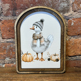 Arch Autumn Goose Sign 6x8"
