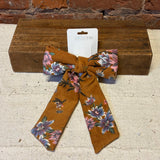 Floral Bow Clip