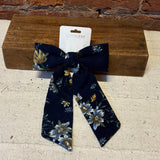 Floral Bow Clip
