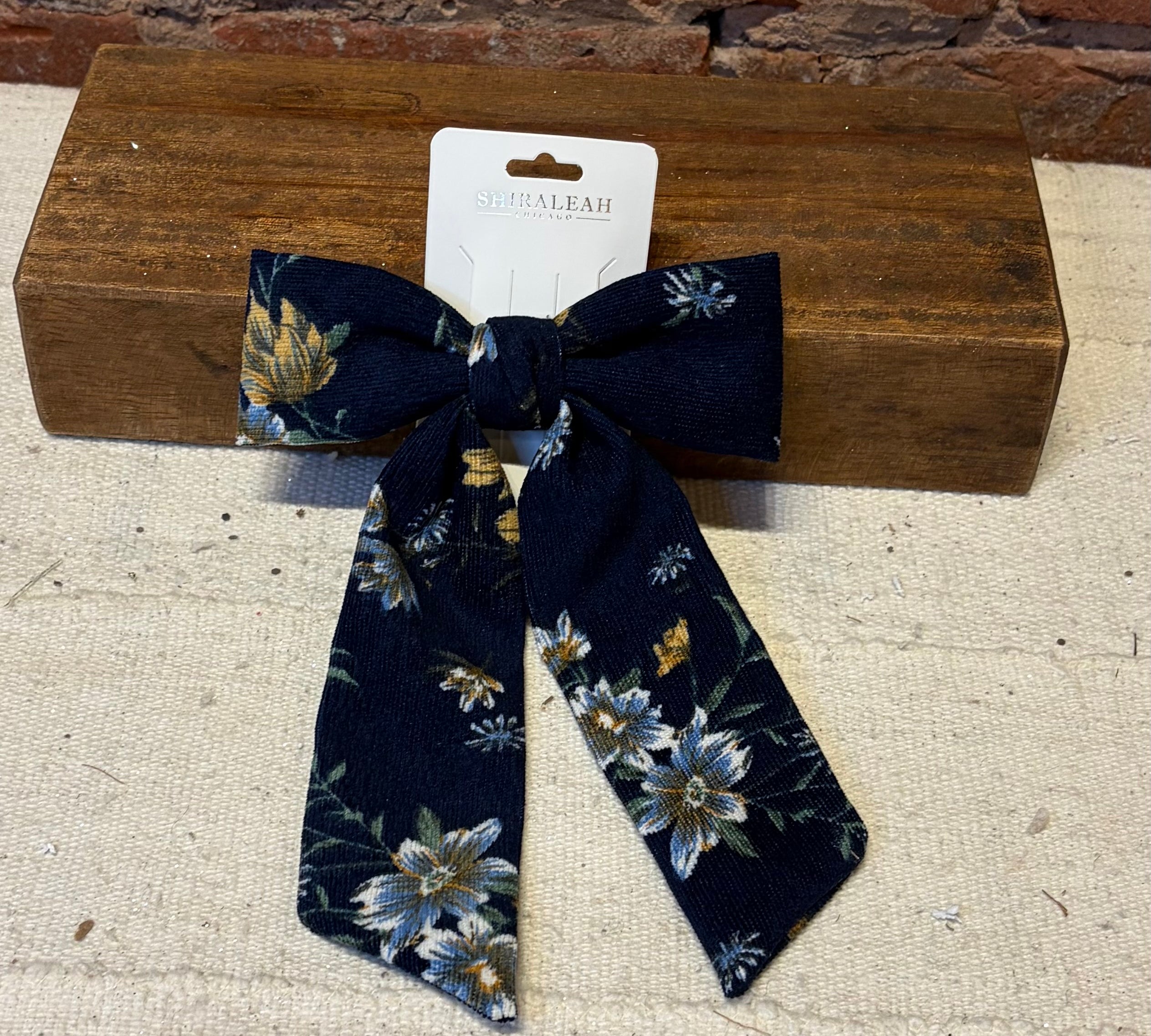Floral Bow Clip
